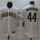 Activewear Baseball Uniform 44 Joe Musgrove Jerseys White Home Player Elite Shirt