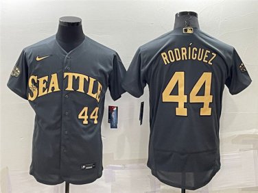 Activewear Baseball Uniform 44 Julio Rodr&Atilde;&shy;guez Jerseys Charcoal 2022 All-Star Shirt