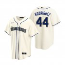 Activewear Baseball Uniform 44 Julio Rodríguez Jerseys Cream Alternate Player Shirt