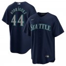 Activewear Baseball Uniform 44 Julio Rodríguez Jerseys Navy Alternate Player Shirt