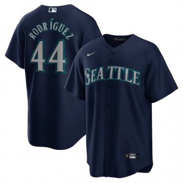 Activewear Baseball Uniform 44 Julio Rodr&Atilde;&shy;guez Jerseys Navy Alternate Player Shirt
