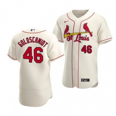 Activewear Baseball Uniform 46 Paul Goldschmidt Jerseys Cream Alternate Elite Shirt