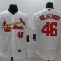 Activewear Baseball Uniform 46 Paul Goldschmidt Jerseys White Home Player Elite Shirt