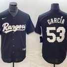 Activewear Baseball Uniform 53 Adolis Garcia Jerseys Black Collection CoolBase Shirt