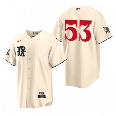Activewear Baseball Uniform 53 Adolis Garcia Jerseys Cream City Connect Player Shirt