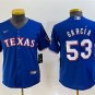 Activewear Baseball Uniform 53 Adolis Garcia Jerseys Royal Alternate Player Game Shirt