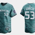 Activewear Baseball Uniform 53 Adolis Garcia Jerseys Teal 2023 All-Star Game Shirt
