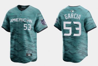Activewear Baseball Uniform 53 Adolis Garcia Jerseys Teal 2023 All-Star Game Shirt