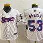 Activewear Baseball Uniform 53 Adolis Garcia Jerseys White 2024 Gold Collection Shirt