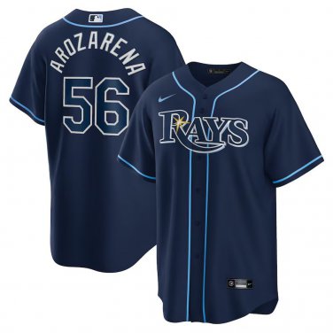 Activewear Baseball Uniform 56 Randy Arozarena Jerseys Navy Alternate Player Shirt