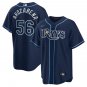 Activewear Baseball Uniform 56 Randy Arozarena Jerseys Navy Alternate Player Shirt