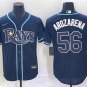 Activewear Baseball Uniform 56 Randy Arozarena Jerseys Navy Alternate Player Shirt