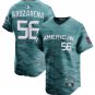 Activewear Baseball Uniform 56 Randy Arozarena Jerseys Teal 2023 All-Star Game Shirt