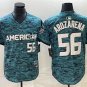 Activewear Baseball Uniform 56 Randy Arozarena Jerseys Teal 2023 All-Star Game Shirt