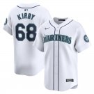 Activewear Baseball Uniform 68 George Kirby Jerseys White Home Limited Player Shirt