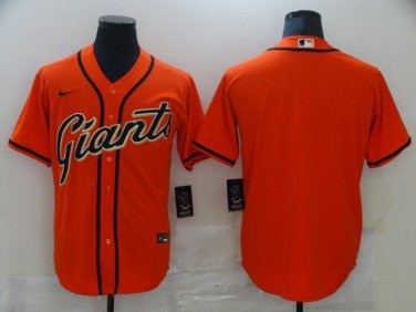 Activewear Baseball Uniform San Francisco Giants Blank Jerseys Orange Alternate Shirt