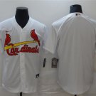 Activewear Baseball Uniform St. Louis Cardinals Blank Jerseys White Home Player Shirt