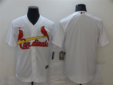 Activewear Baseball Uniform St. Louis Cardinals Blank Jerseys White Home Player Shirt