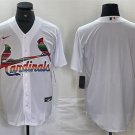 Activewear Baseball Uniform St. Louis Cardinals Blank Jerseys White Rainbow Cool Shirt