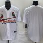 Activewear Baseball Uniform St. Louis Cardinals Blank Jerseys White Rainbow Cool Shirt