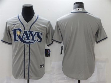 Activewear Baseball Uniform Tampa Bay Rays Blank Jerseys Gray Away Player Game Shirt