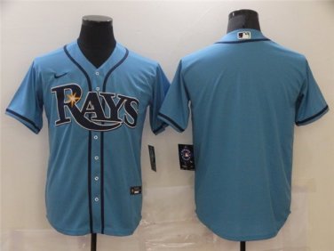 Activewear Baseball Uniform Tampa Bay Rays Blank Jerseys Light Blue Alternate Shirt