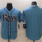 Activewear Baseball Uniform Tampa Bay Rays Blank Jerseys Light Blue Alternate Shirt