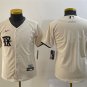 Activewear Baseball Uniform Texas Rangers Blank Jerseys Cream City Connect Shirt