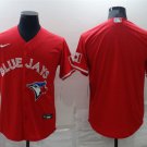 Activewear Baseball Uniform Toronto Blue Jays Blank Jerseys Red Alternate Player Shirt