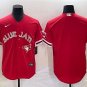 Activewear Baseball Uniform Toronto Blue Jays Blank Jerseys Red CoolBase Player Shirt
