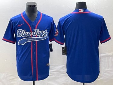Activewear Baseball Uniform Toronto Blue Jays Blank Jerseys Royal CoolBase Shirt