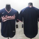 Activewear Baseball Uniform Washington Nationals Blank Jerseys Navy Alternate Shirt