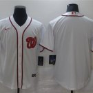 Activewear Baseball Uniform Washington Nationals Blank Jerseys White Home Game Shirt
