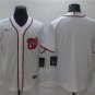 Activewear Baseball Uniform Washington Nationals Blank Jerseys White Home Game Shirt