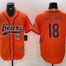Caleb Williams #18 Chicago Bears Stitched Jersey Orange