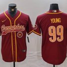 Chase Young #99 Washington Commanders Stitched Jersey Burgundy