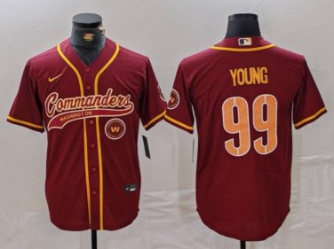 Chase Young #99 Washington Commanders Stitched Jersey Burgundy