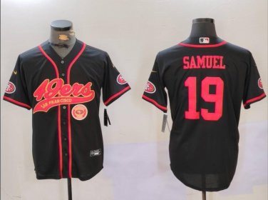 Deebo Samuel #19 San Francisco 49ers Stitched Jersey Black
