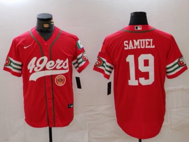 Deebo Samuel #19 San Francisco 49ers Stitched Jersey Scarlet