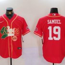 Deebo Samuel #19 San Francisco 49ers Stitched Jersey Scarlet Fans