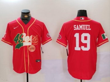 Deebo Samuel #19 San Francisco 49ers Stitched Jersey Scarlet Fans