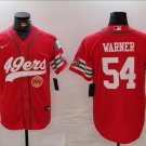 Fred Warner #54 San Francisco 49ers Stitched Jersey Scarlet
