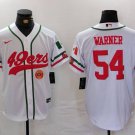 Fred Warner #54 San Francisco 49ers Stitched Jersey White