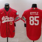 George Kittle #85 San Francisco 49ers Stitched Jersey Scarlet
