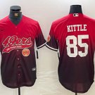 George Kittle #85 San Francisco 49ers Stitched Jersey Scarlet