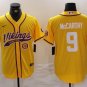 J.J. McCarthy #9 Minnesota Vikings Stitched Jersey Yellow