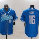 Jared Goff #16 Detroit Lions Stitched Jersey Blue