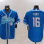 Jared Goff #16 Detroit Lions Stitched Jersey Blue