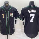 Jaylen Brown #7 Boston Celtics Stitched Jersey Black