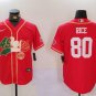 Jerry Rice #80 San Francisco 49ers Stitched Jersey Scarlet Fans
